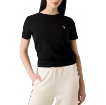 GUESS COLETTE T-SHIRT ΜΠΛΟΥΖΑ ΓΥΝΑΙΚΕΙΑ BLACK