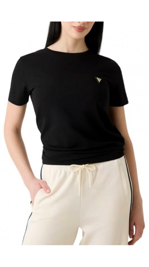 GUESS COLETTE T-SHIRT ΜΠΛΟΥΖΑ ΓΥΝΑΙΚΕΙΑ BLACK