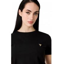 GUESS COLETTE T-SHIRT ΜΠΛΟΥΖΑ ΓΥΝΑΙΚΕΙΑ BLACK