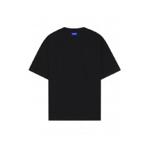 HUGO BOSS JERSEY NUWAFFLE T-SHIRT ΜΠΛΟΥΖΑ ΑΝΔΡΙΚΗ BLACK