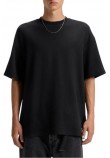 HUGO BOSS JERSEY NUWAFFLE T-SHIRT ΜΠΛΟΥΖΑ ΑΝΔΡΙΚΗ BLACK