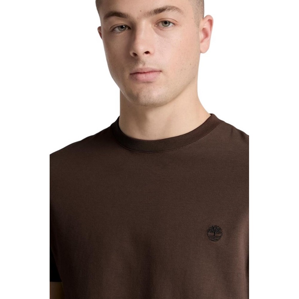 TIMBERLAND SLIM T-SHIRT ΜΠΛΟΥΖΑ ΑΝΔΡΙΚΗ BROWN