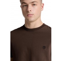 TIMBERLAND SLIM T-SHIRT ΜΠΛΟΥΖΑ ΑΝΔΡΙΚΗ BROWN