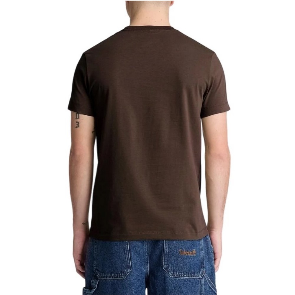TIMBERLAND SLIM T-SHIRT ΜΠΛΟΥΖΑ ΑΝΔΡΙΚΗ BROWN
