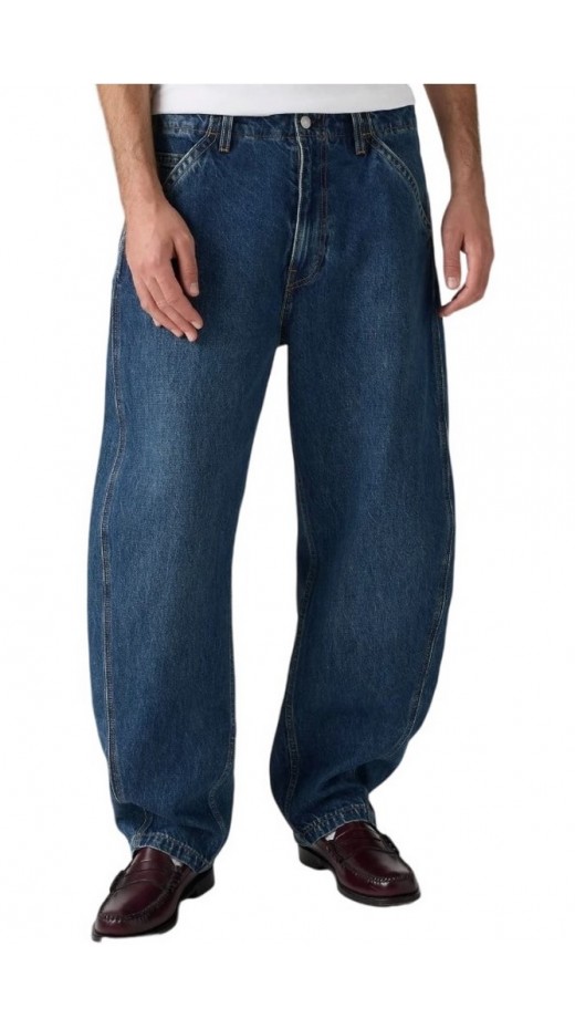 LEVIS LOOSE BARREL WORN IN ΠΑΝΤΕΛΟΝΙ ΤΖΙΝ ΑΝΔΡΙΚΟ DARK INDIGO