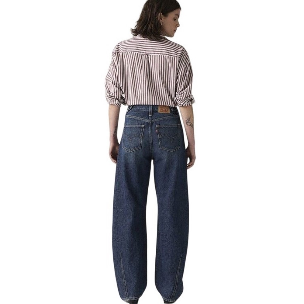 LEVIS CINCH BARREL JEANS WORN IN ΠΑΝΤΕΛΟΝΙ ΤΖΙΝ ΓΥΝΑΙΚΕΙΟ DARK INDIGO