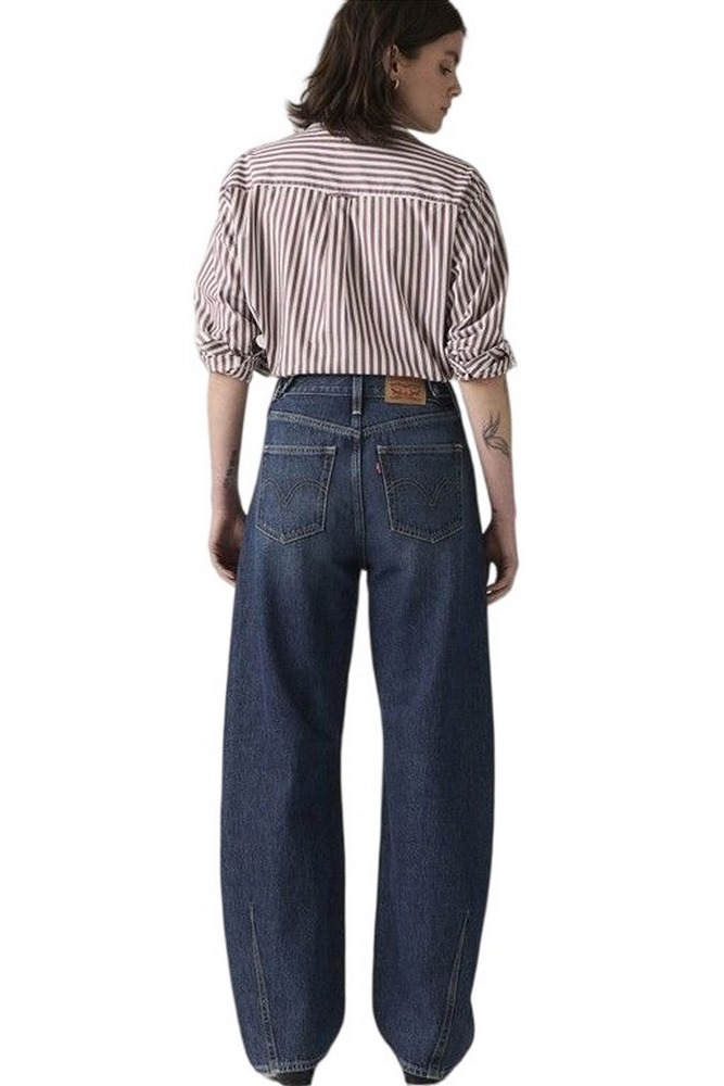 LEVIS CINCH BARREL JEANS WORN IN ΠΑΝΤΕΛΟΝΙ ΤΖΙΝ ΓΥΝΑΙΚΕΙΟ DARK INDIGO