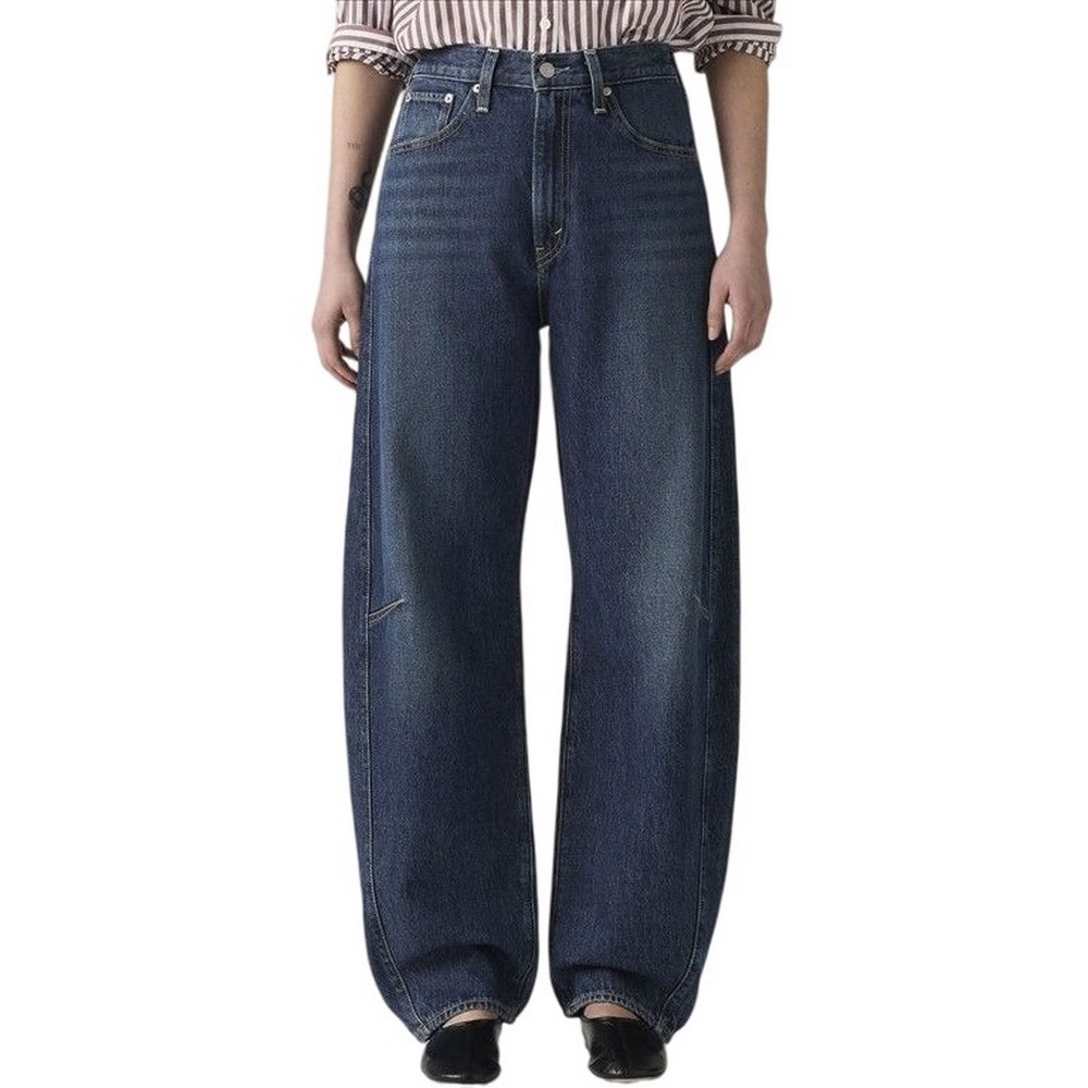 LEVIS CINCH BARREL JEANS WORN IN ΠΑΝΤΕΛΟΝΙ ΤΖΙΝ ΓΥΝΑΙΚΕΙΟ DARK INDIGO