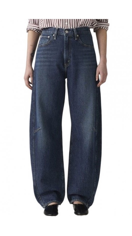 LEVIS CINCH BARREL JEANS WORN IN ΠΑΝΤΕΛΟΝΙ ΤΖΙΝ ΓΥΝΑΙΚΕΙΟ DARK INDIGO