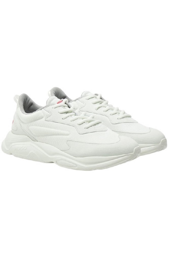 HUGO BOSS SNEAKERS LEON RUNN CVPU N ΠΑΠΟΥΤΣΙΑ ΑΝΔΡΙΚΑ WHITE
