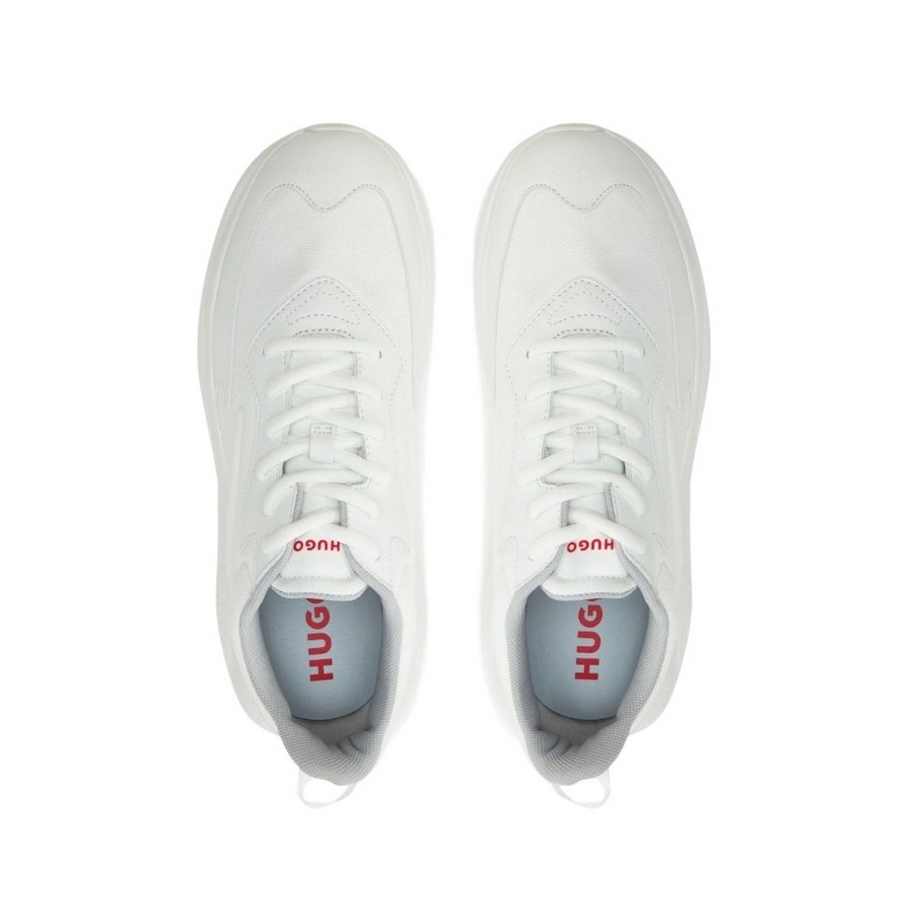 HUGO BOSS SNEAKERS LEON RUNN CVPU N ΠΑΠΟΥΤΣΙΑ ΑΝΔΡΙΚΑ WHITE