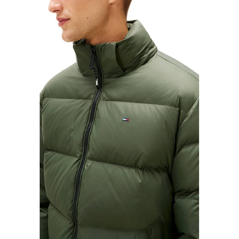 TOMMY JEANS ESSENTIAL DOWN JACKET ΜΠΟΥΦΑΝ ΑΝΔΡΙΚΟ KHAKI