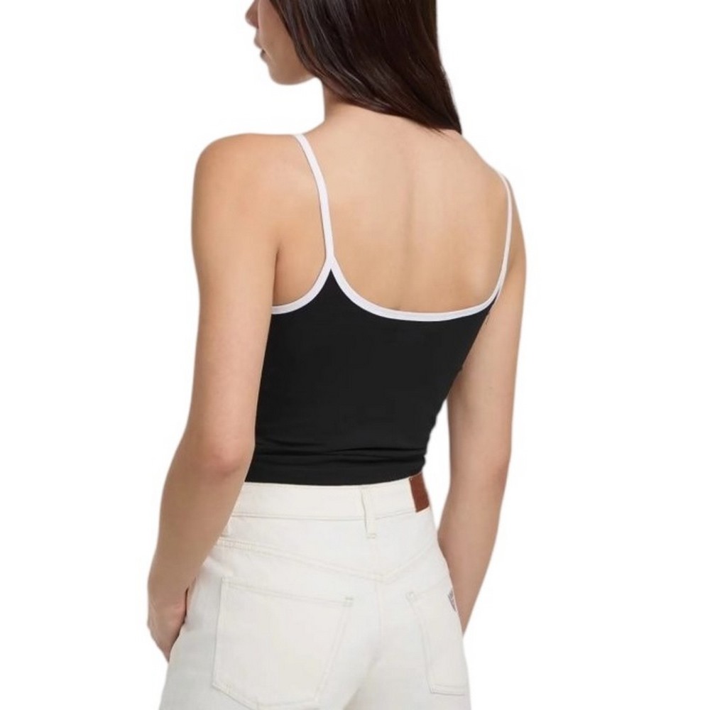 GUESS JEANS EMB STAR TANK TOP ΤΟΠ ΓΥΝΑΙΚΕΙΟ BLACK