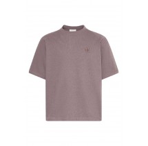 CALVIN KLEIN JEANS COZY FLATBACK RIB SS RELAXED TEE T-SHIRT ΜΠΛΟΥΖΑ ΑΝΔΡΙΚΗ TAUPE