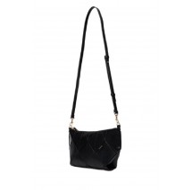 CALVIN KLEIN WOVEN SHOULDER BAG ΤΣΑΝΤΑ ΓΥΝΑΙΚΕΙΑ BLACK