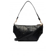 CALVIN KLEIN WOVEN SHOULDER BAG ΤΣΑΝΤΑ ΓΥΝΑΙΚΕΙΑ BLACK