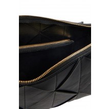 CALVIN KLEIN WOVEN SHOULDER BAG ΤΣΑΝΤΑ ΓΥΝΑΙΚΕΙΑ BLACK