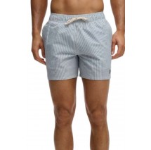 SUPERDRY D4 STUD SEER SUCKER 15 SWIM SHORT ΜΑΓΙΟ ΑΝΔΡΙΚΟ CIEL