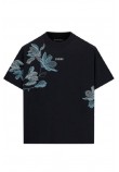GUESS CN BOTANICAL TEE T-SHIRT  ΜΠΛΟΥΖΑ ΓΥΝΑΙΚΕΙΑ BLACK