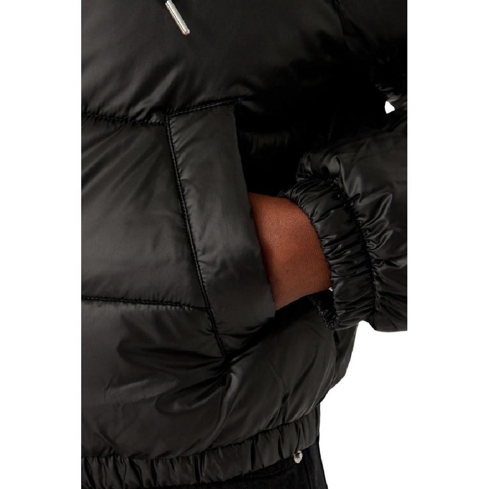 CALVIN KLEIN JEANS SHORT LOGO PUFFER JACKET ΜΠΟΥΦΑΝ ΓΥΝΑΙΚΕΙΟ BLACK