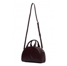 CALVIN KLEIN BOLD CK DOME CROSSBODY ΤΣΑΝΤΑ ΓΥΝΑΙΚΕΙΑ BORDEAUX