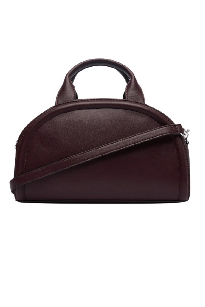 CALVIN KLEIN BOLD CK DOME CROSSBODY ΤΣΑΝΤΑ ΓΥΝΑΙΚΕΙΑ BORDEAUX