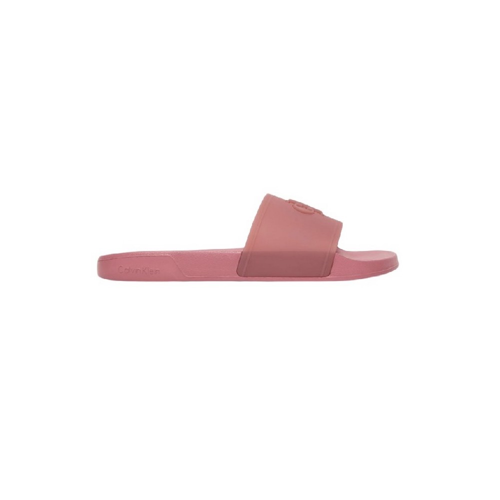 CALVIN KLEIN POOL SLIDE TPU ΠΑΝΤΟΦΛΑ ΓΥΝΑΙΚΕΙΑ ROSE