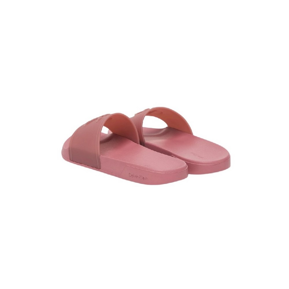 CALVIN KLEIN POOL SLIDE TPU ΠΑΝΤΟΦΛΑ ΓΥΝΑΙΚΕΙΑ ROSE