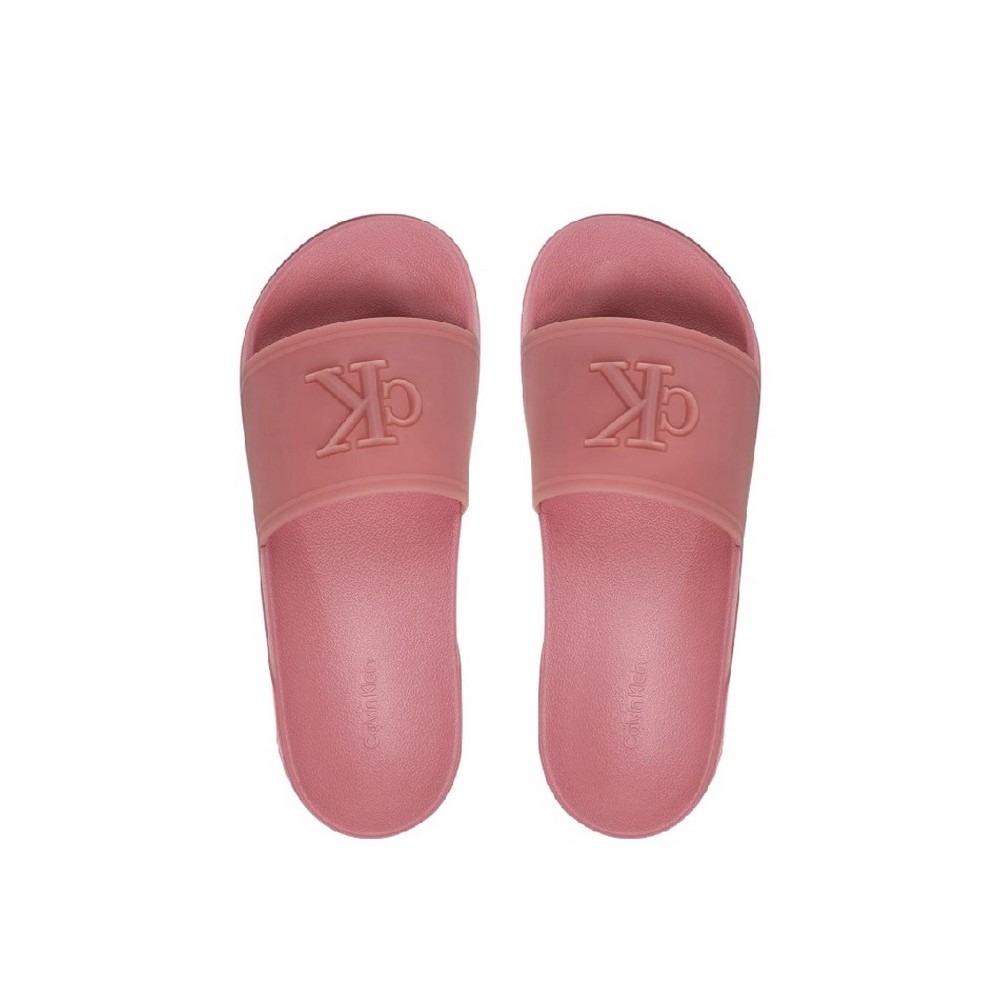 CALVIN KLEIN POOL SLIDE TPU ΠΑΝΤΟΦΛΑ ΓΥΝΑΙΚΕΙΑ ROSE