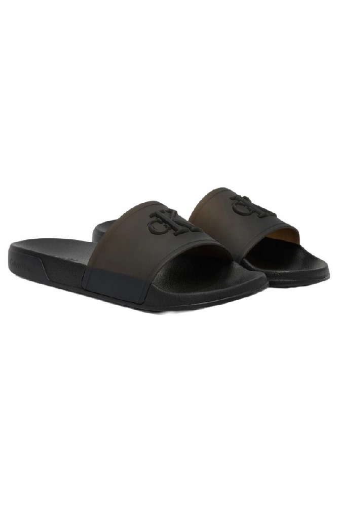 CALVIN KLEIN POOL SLIDE TPU ΠΑΝΤΟΦΛΑ ΓΥΝΑΙΚΕΙΑ BLACK