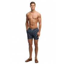 SUPERDRY D3 STUD PREMIUM PRINTED 15 SWIM SHORT ΜΑΓΙΟ ΑΝΔΡΙΚΟ NAVY