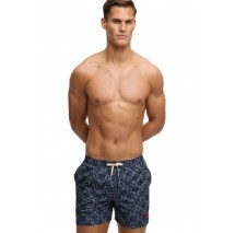 SUPERDRY D3 STUD PREMIUM PRINTED 15 SWIM SHORT ΜΑΓΙΟ ΑΝΔΡΙΚΟ NAVY