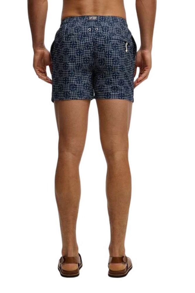 SUPERDRY D3 STUD PREMIUM PRINTED 15 SWIM SHORT ΜΑΓΙΟ ΑΝΔΡΙΚΟ NAVY