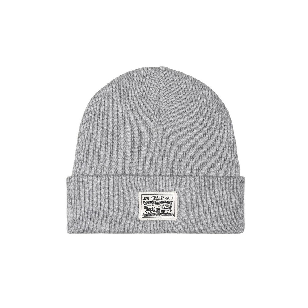 LEVIS® BACKPATCH BEANIE ΣΚΟΥΦΟΣ ΑΝΔΡΙΚΟΣ GREY