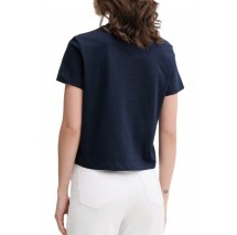 TOMMY JEANS REG FLAG EXT T-SHIRT ΜΠΛΟΥΖΑ ΓΥΝΑΙΚΕΙΑ NAVY