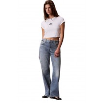CALVIN KLEIN JEANS SEASONAL LOGO BABY T-SHIRT ΜΠΛΟΥΖΑ ΓΥΝΑΙΚΕΙΑ BRIGHT WHITE