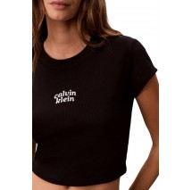 CALVIN KLEIN JEANS SEASONAL LOGO BABY T-SHIRT ΜΠΛΟΥΖΑ ΓΥΝΑΙΚΕΙΑ BLACK