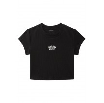 CALVIN KLEIN JEANS SEASONAL LOGO BABY T-SHIRT ΜΠΛΟΥΖΑ ΓΥΝΑΙΚΕΙΑ BLACK