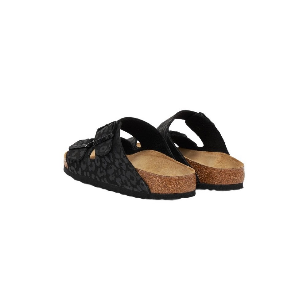BIRKENSTOCK SYNTHETICS ARIZONA SYN LEO BLACK NARROW SEASONAL ΠΑΝΤΟΦΛΑ ΓΥΝΑΙΚΕΙΑ LEOPARD PRINT