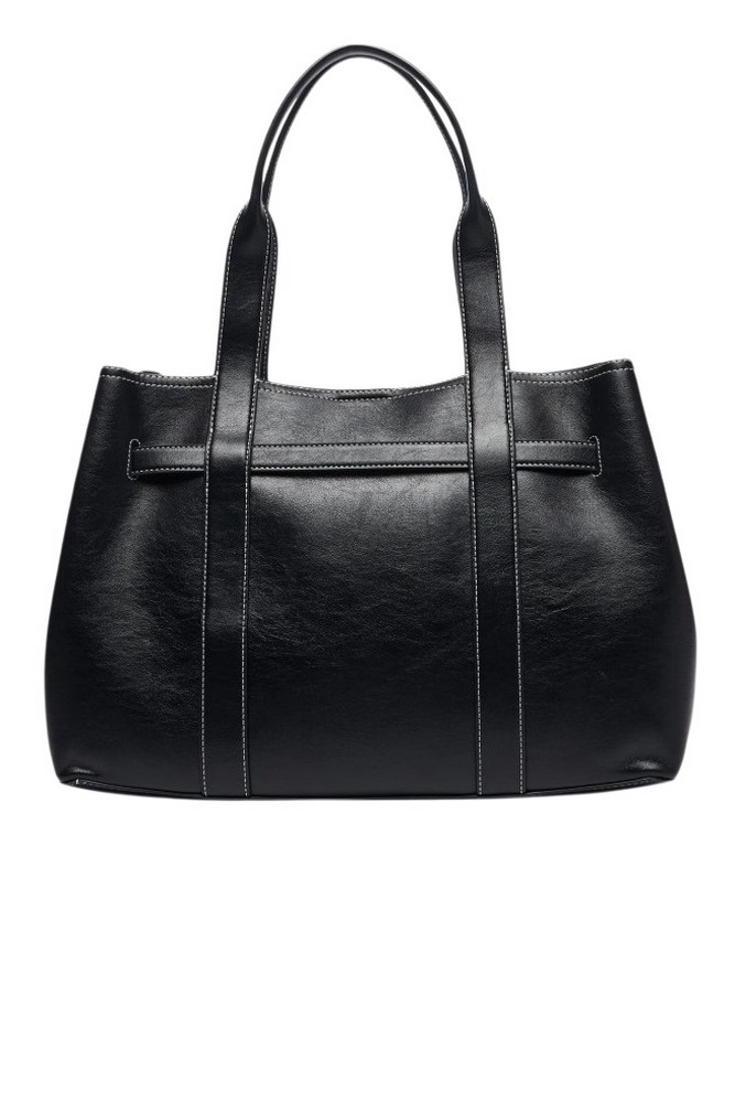 CALVIN KLEIN BUCKLE MEDIUM WORK TOTE ΤΣΑΝΤΑ ΓΥΝΑΙΚΕΙΑ BLACK