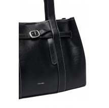 CALVIN KLEIN BUCKLE MEDIUM WORK TOTE ΤΣΑΝΤΑ ΓΥΝΑΙΚΕΙΑ BLACK