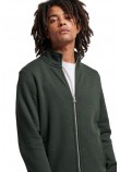 SUPERDRY ESSENTIAL LOGO ZIP TRACK TOP ΖΑΚΕΤΑ ΑΝΔΡΙΚΗ GREEN