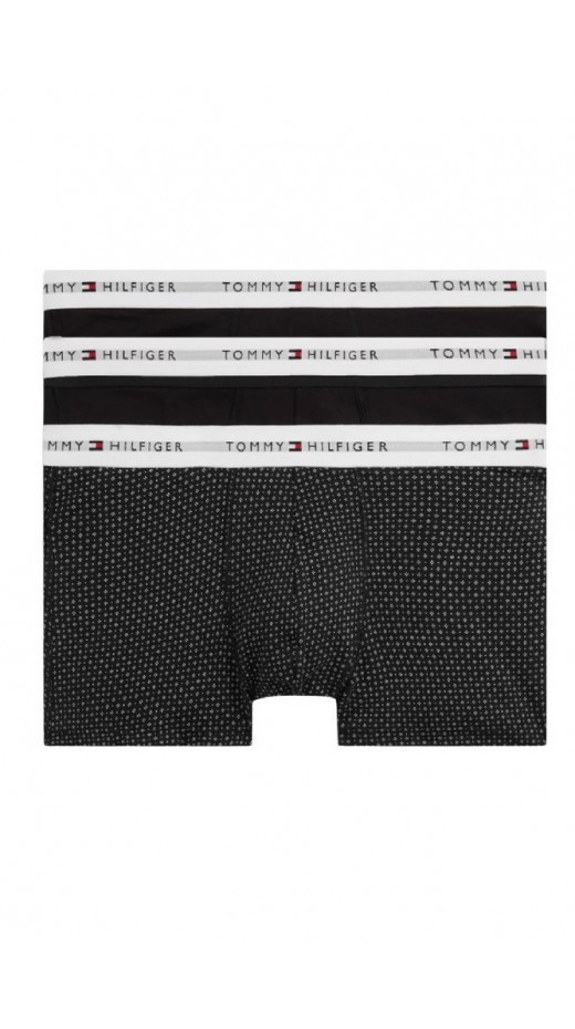 TOMMY HILFIGER 3P TRUNK PRINT ΕΣΩΡΟΥΧΟ ΑΝΔΡΙΚΟ BLACK