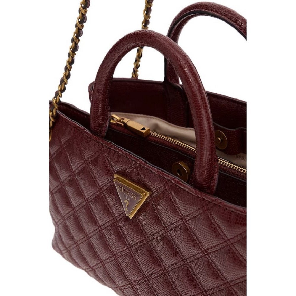 GUESS GIULLY GFRIEND SHLDR ΤΣΑΝΤΑ ΓΥΝΑΙΚΕΙΑ BURGUNDY