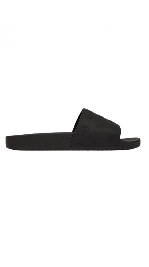HUGO BOSS TIMEIN SLID MNG SANDALS ΠΑΝΤΟΦΛΑ ΓΥΝΑΙΚΕΙΑ BLACK