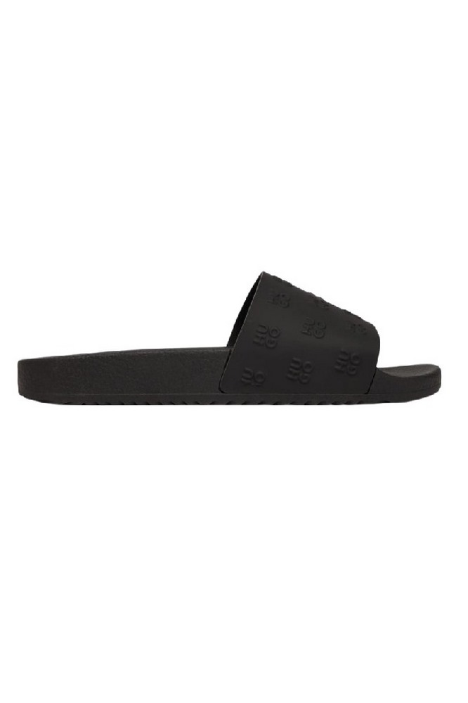 HUGO BOSS TIMEIN SLID MNG SANDALS ΠΑΝΤΟΦΛΑ ΓΥΝΑΙΚΕΙΑ BLACK