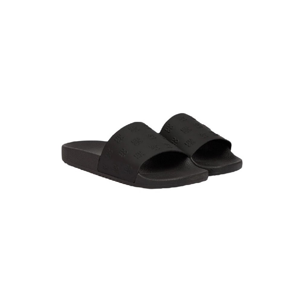 HUGO BOSS TIMEIN SLID MNG SANDALS ΠΑΝΤΟΦΛΑ ΓΥΝΑΙΚΕΙΑ BLACK