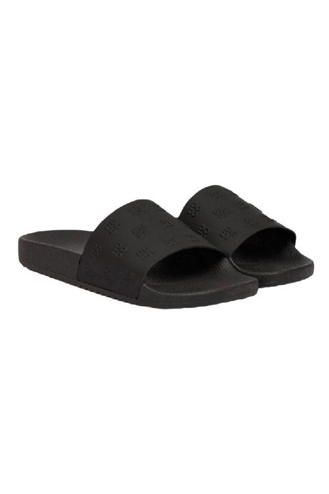 HUGO BOSS TIMEIN SLID MNG SANDALS ΠΑΝΤΟΦΛΑ ΓΥΝΑΙΚΕΙΑ BLACK