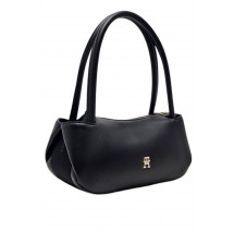 TOMMY HILFIGER LOGOTAPE SHOULDER BAG ΤΣΑΝΤΑ ΓΥΝΑΙΚΕΙΑ BLACK