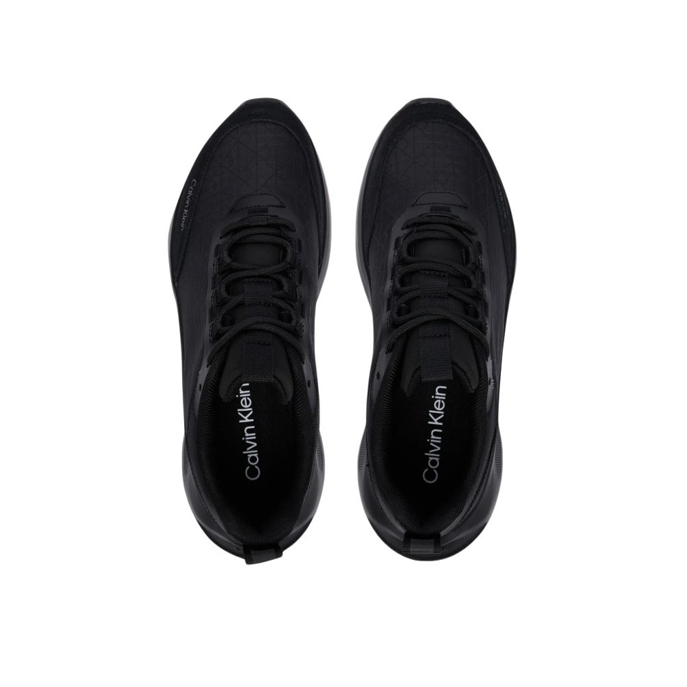 CALVIN KLEIN LIGHT EVA RUNN LACEUP AOP ΠΑΠΟΥΤΣΙ ΓΥΝΑΙΚΕΙΟ BLACK/BLACK